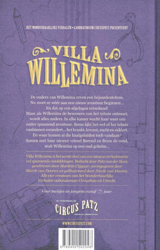 Achterkant van Villa Willemina