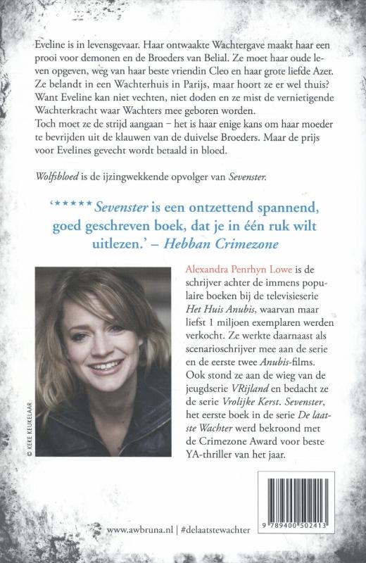 Achterkant van Wolfsbloed