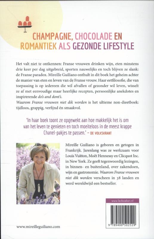 Achterkant van Waarom Franse vrouwen niet dik worden
