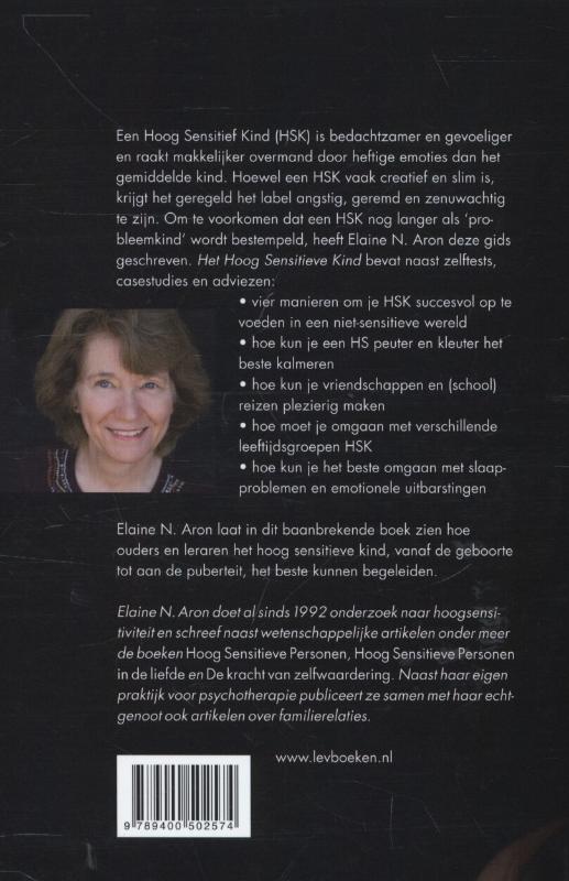 Achterkant van Het hoog sensitieve kind