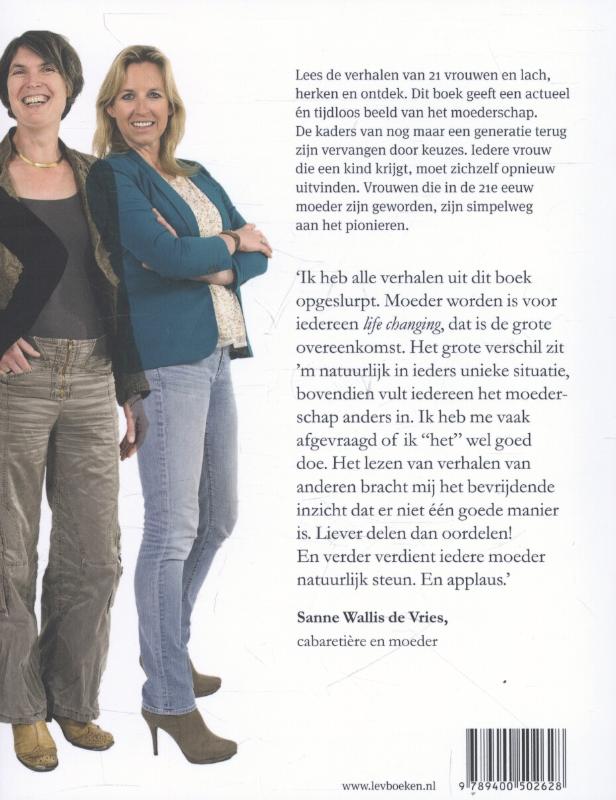 Achterkant van Moeder, de vrouw