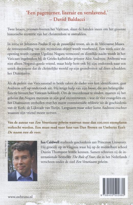 Achterkant van Het vijfde evangelie