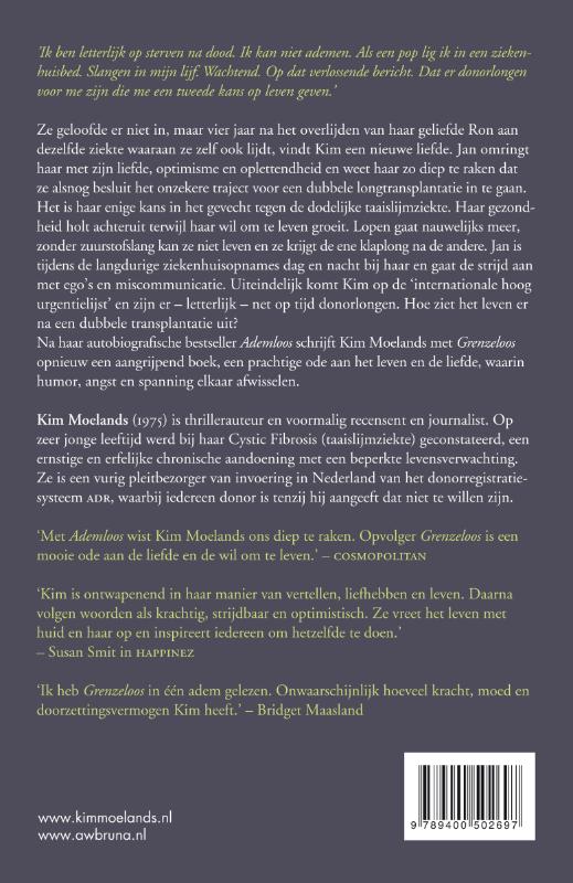 Achterkant van Grenzeloos