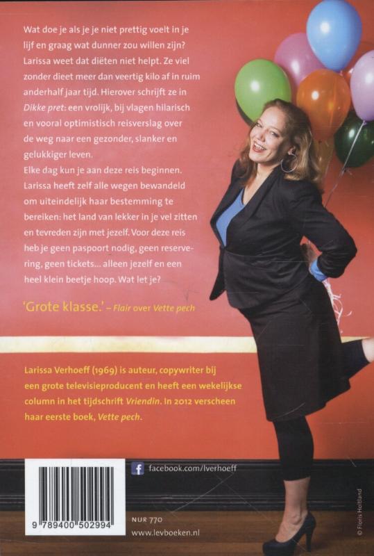 Achterkant van Dikke pret