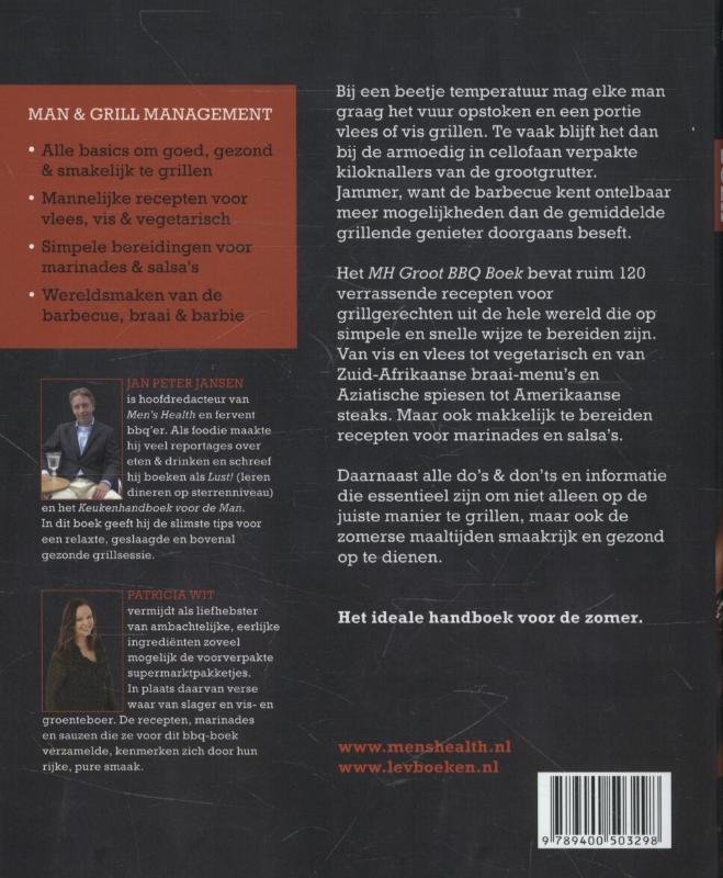 Achterkant van Groot bbq boek