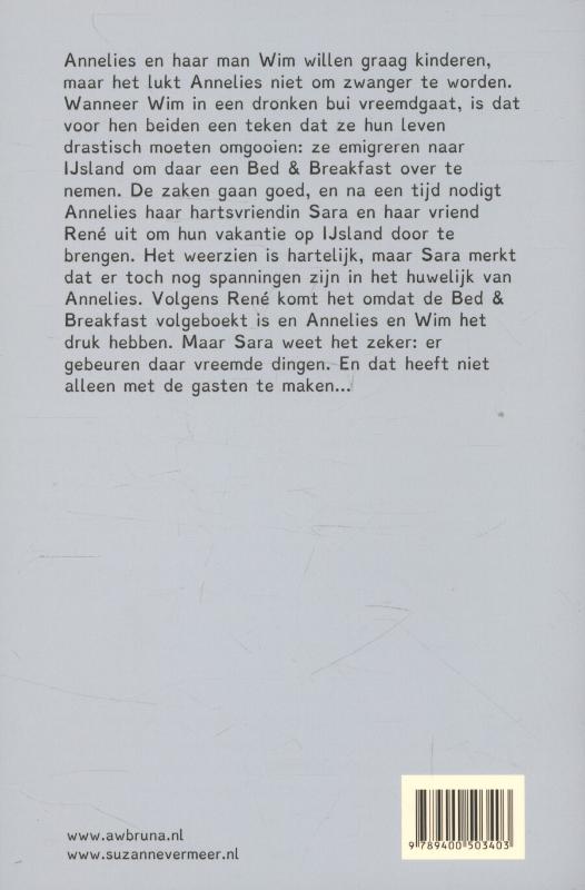 Achterkant van Het chalet