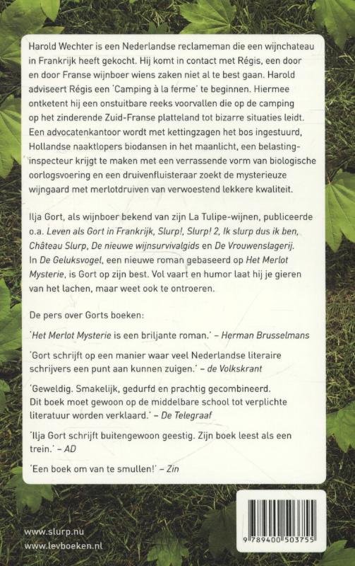 Achterkant van De geluksvogel