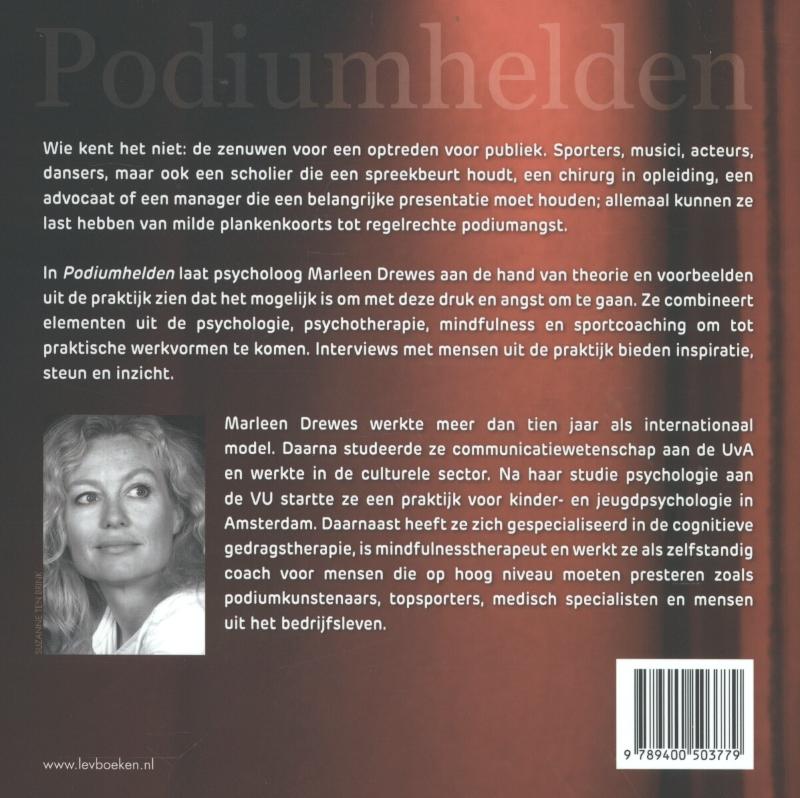 Achterkant van Podiumhelden