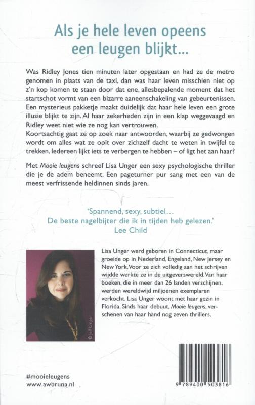 Achterkant van Mooie leugens