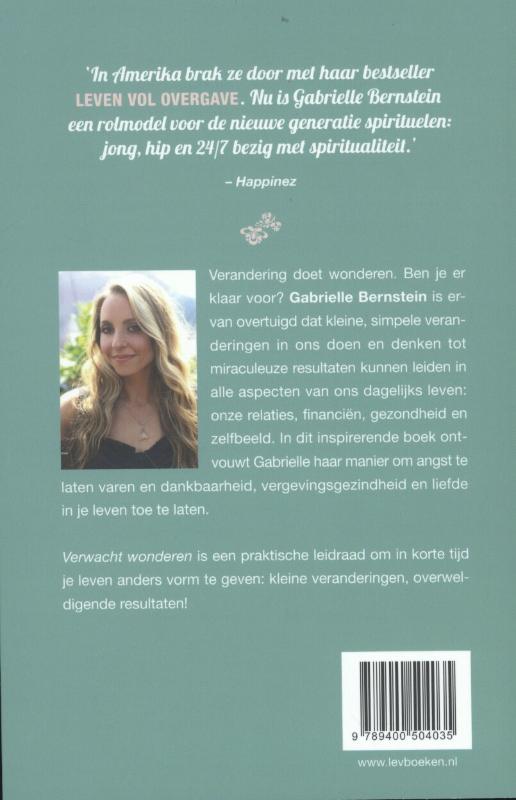 Achterkant van Verwacht wonderen