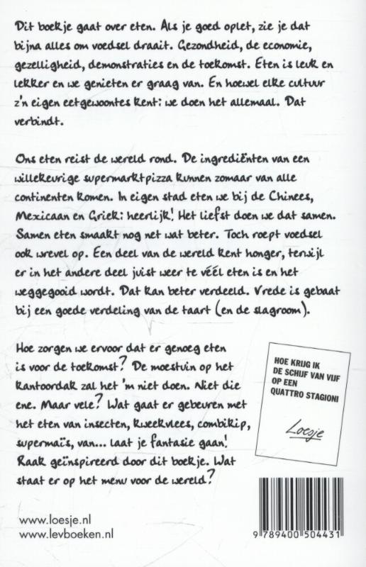Achterkant van Blaat het niet dan schaapt het niet
