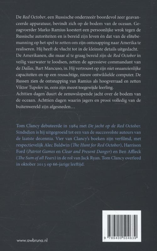 Achterkant van De jacht op de red October