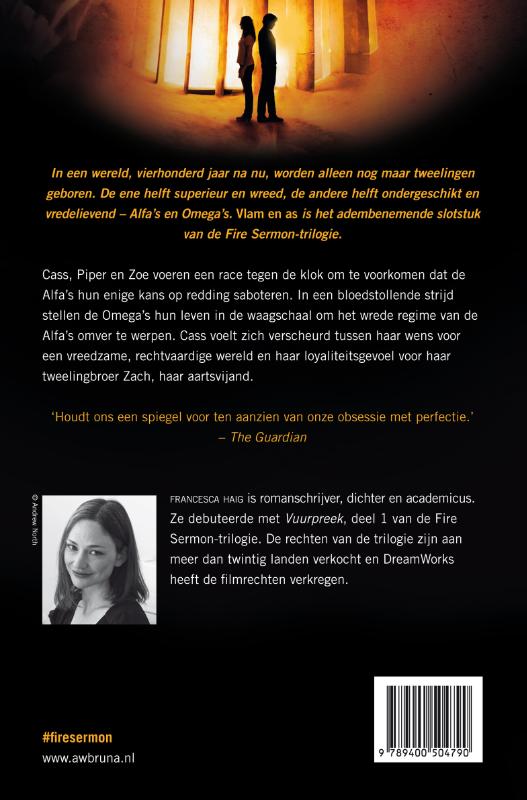 Achterkant van Vlam en as