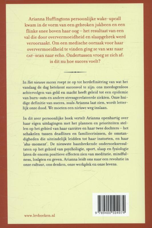 Achterkant van Het nieuwe succes