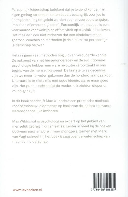Achterkant van Stop, denk, doe