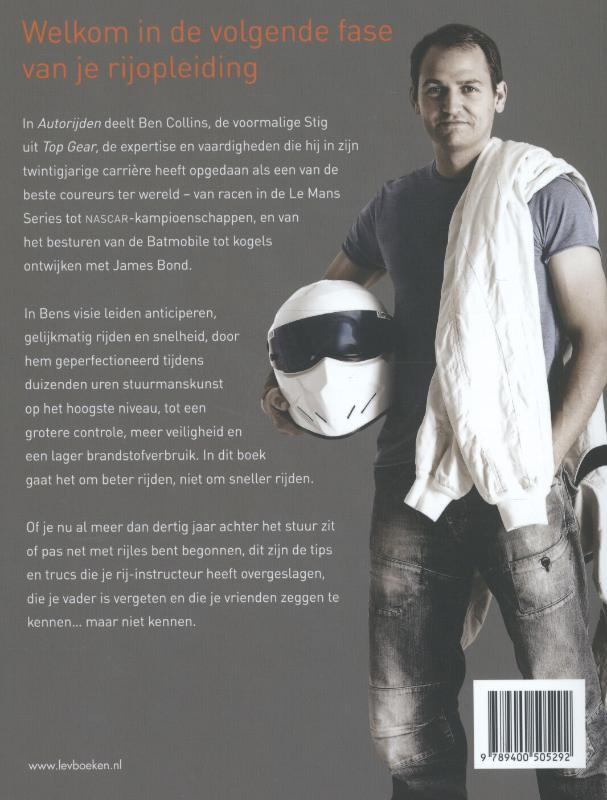 Achterkant van Autorijden