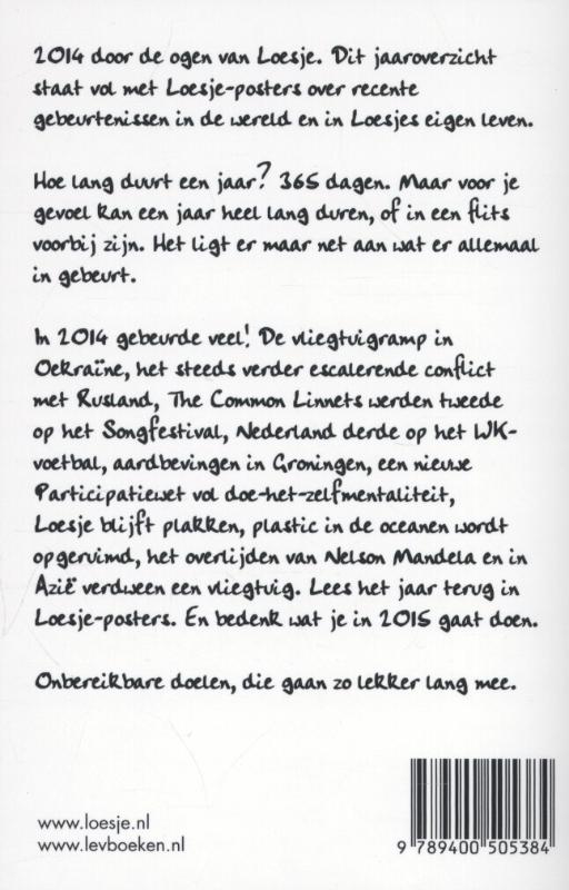 Achterkant van Onbereikbare doelen gaan zo lekker lang mee