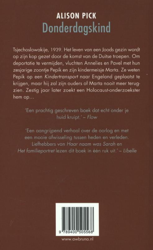 Achterkant van Donderdagskind