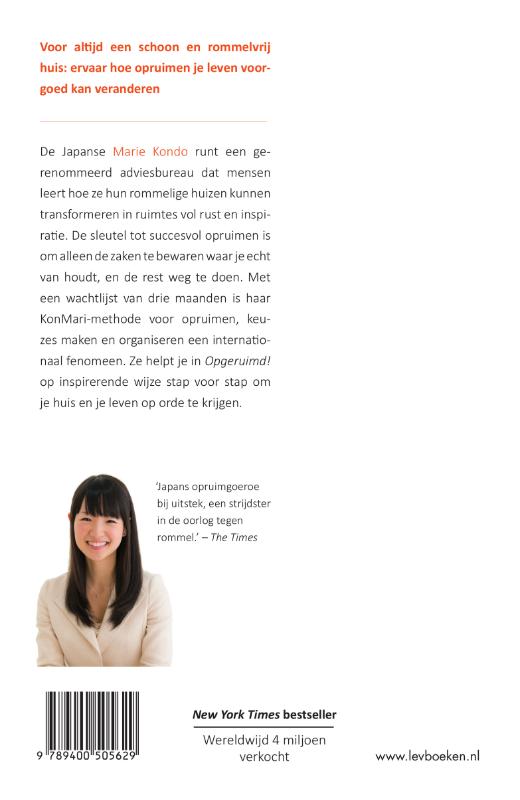 Achterkant van Opgeruimd!