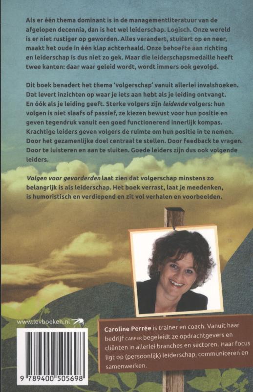 Achterkant van Volgen voor gevorderden