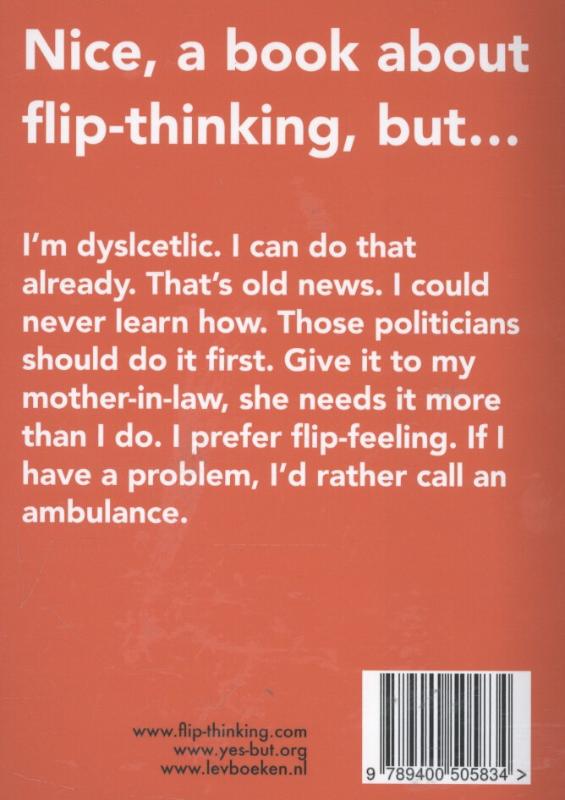 Achterkant van Flip-thinking
