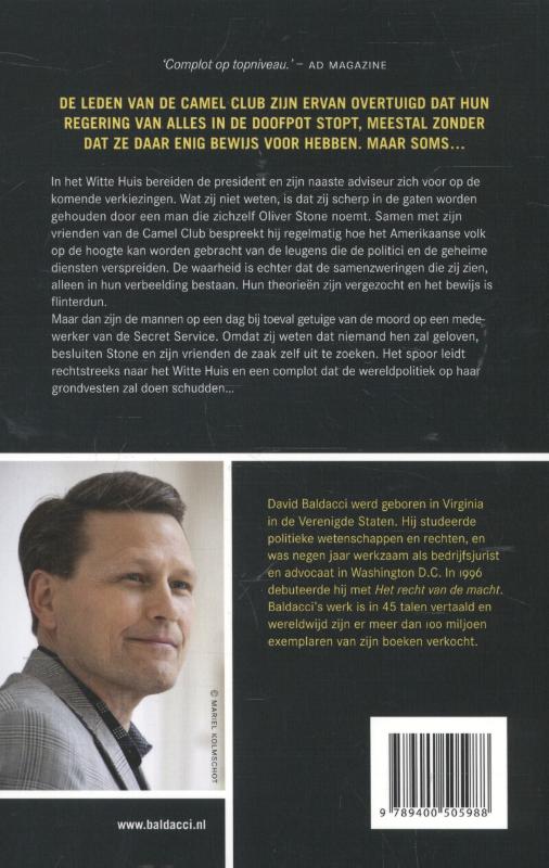 Achterkant van De samenzwering