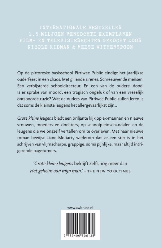 Achterkant van Grote kleine leugens