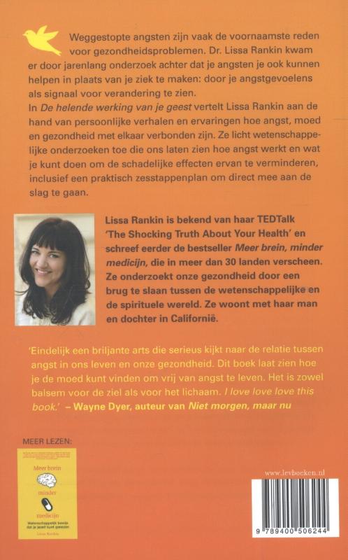Achterkant van De helende werking van je geest