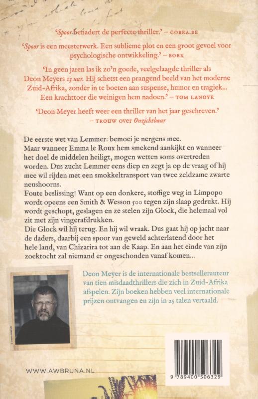 Achterkant van Spoor