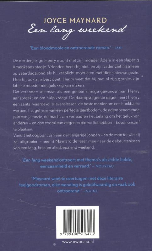 Achterkant van Een lang weekend