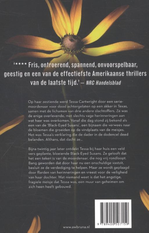 Achterkant van Black eyed Susans