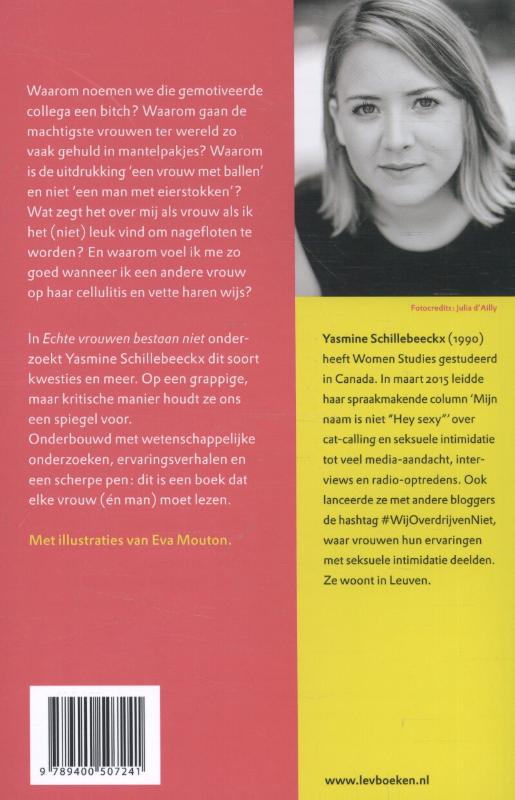 Achterkant van Echte vrouwen bestaan niet