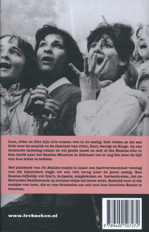 Achterkant van Het plakboek van de Beatles-zusjes