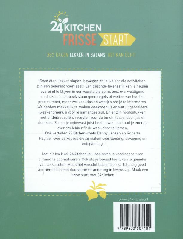 Achterkant van 24Kitchen - frisse start