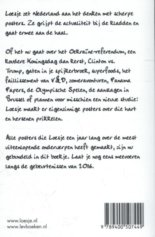 Achterkant van We zijn allemaal tijdreizigers op zoek naar een toekomst