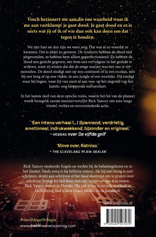 Achterkant van De laatste ster