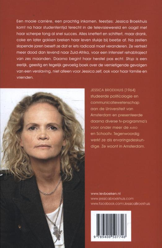 Achterkant van Stop