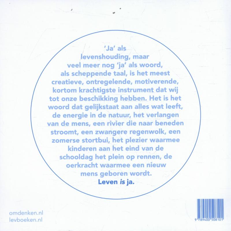 Achterkant van Ja