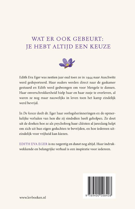 Achterkant van De keuze