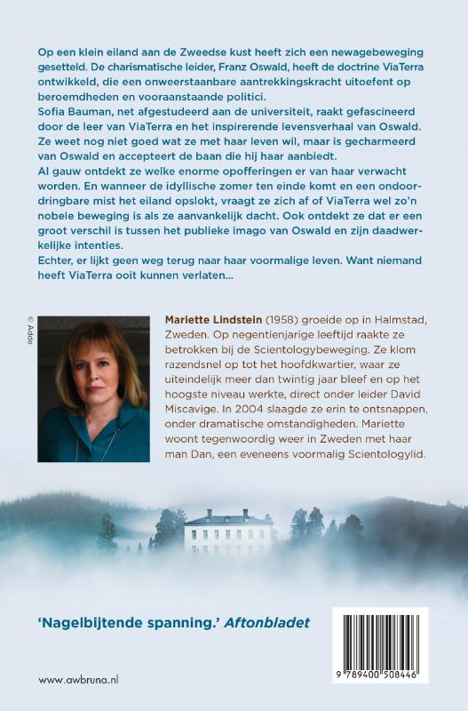 Achterkant van De sekte
