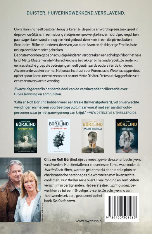 Achterkant van Zwarte dageraad