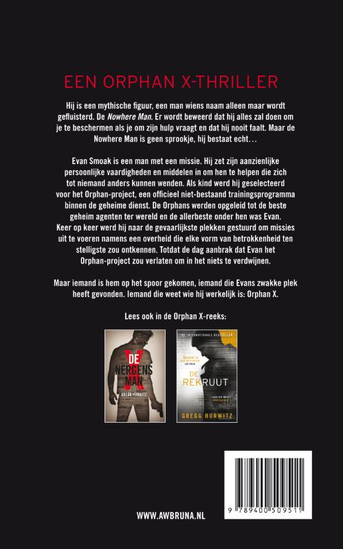 Achterkant van Orphan X