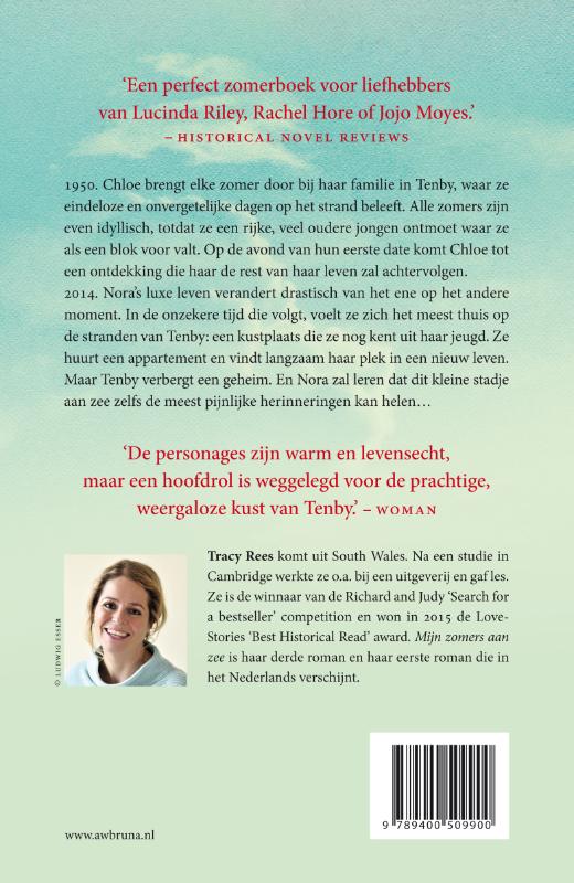 Achterkant van Mijn zomers aan zee