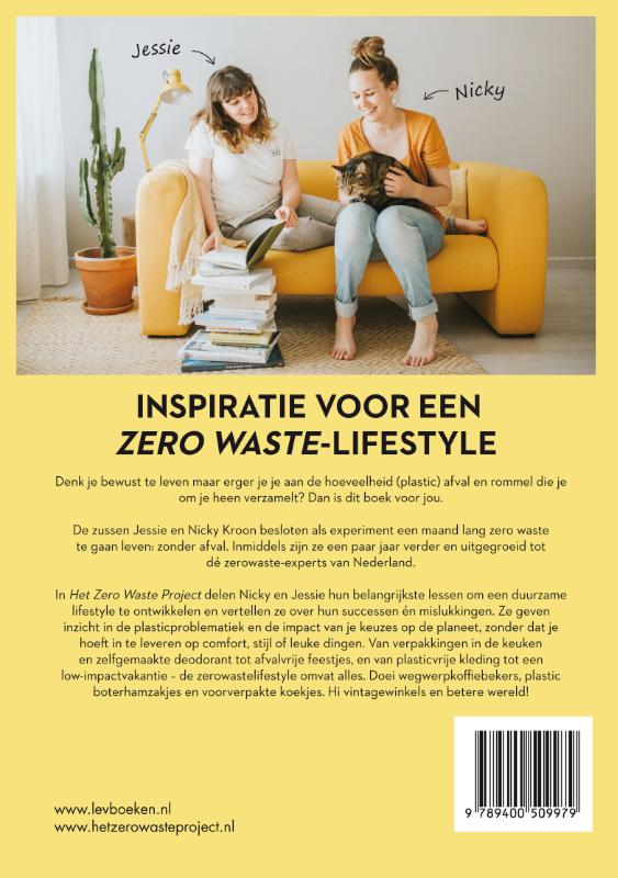 Achterkant van Het Zero waste project