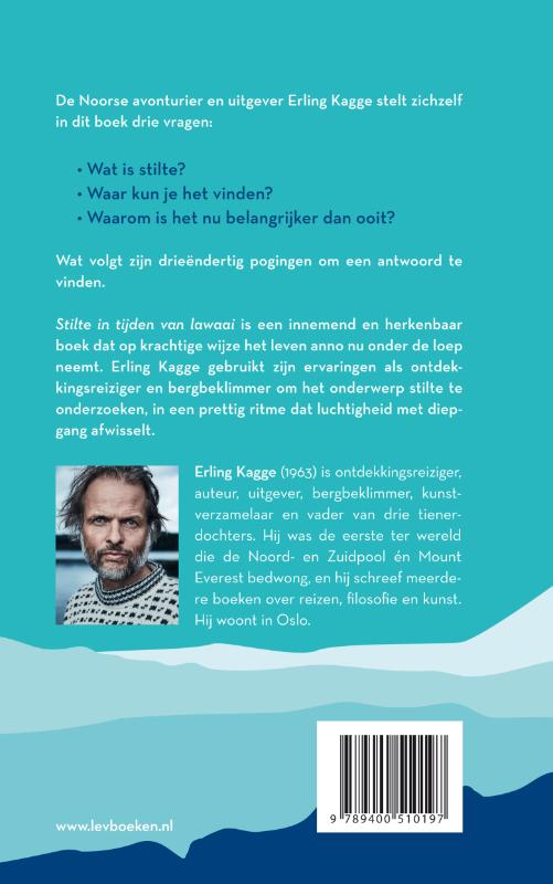 Achterkant van Stilte in tijden van lawaai