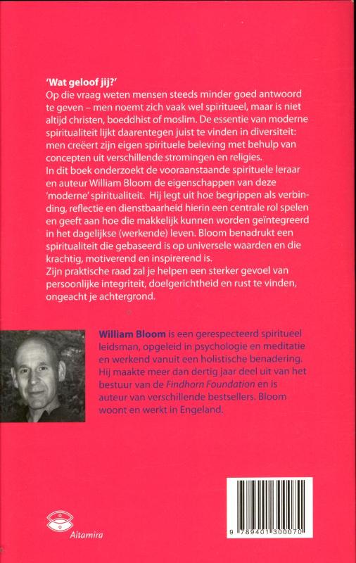 Achterkant van De kracht van moderne sprititualiteit