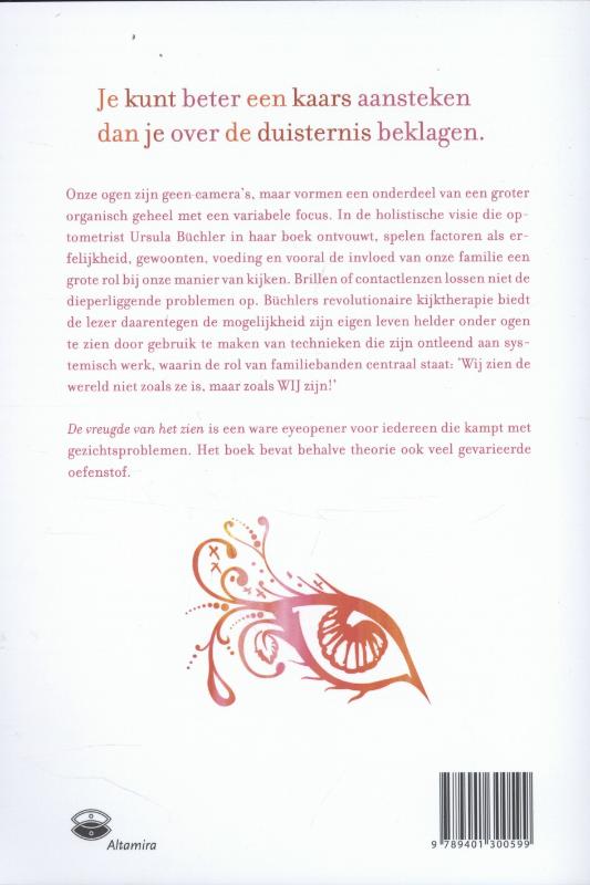 Achterkant van De vreugde van het zien