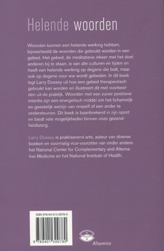 Achterkant van Helende woorden