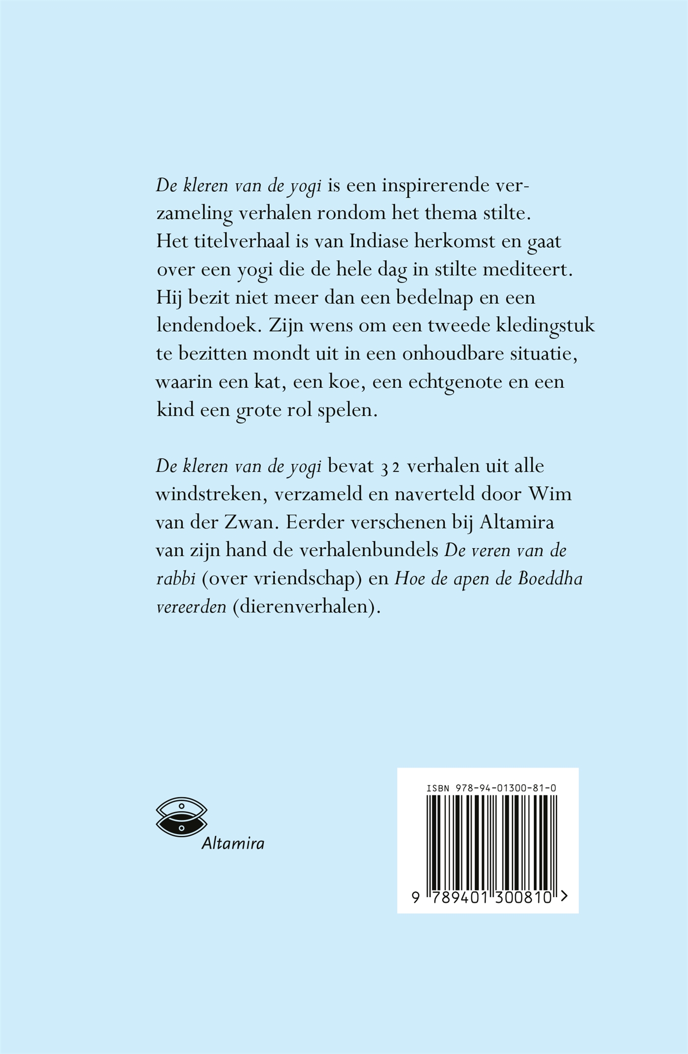 Achterkant van De kleren van de yogi