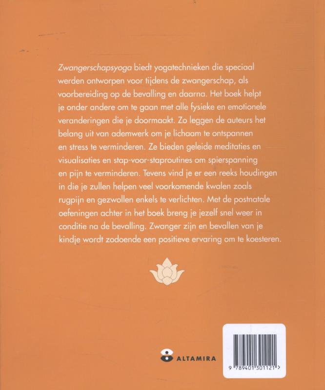 Achterkant van Zwangerschapsyoga